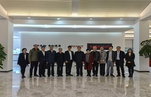 中国健康促进基金会理事长白书忠一行到访公海赌赌船官网jc710生物